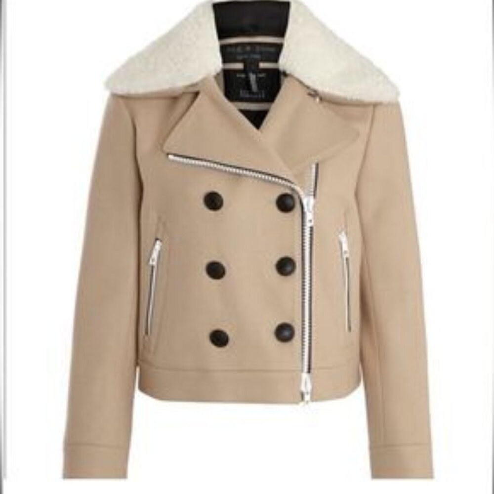 Rag and Bone Cropped Peacoat